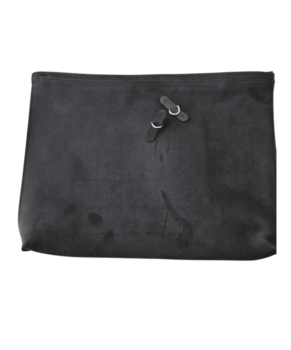 SUNİ DERİ FERMUARLI ASTAR ( 42 CM 30 CM ) SİYAH