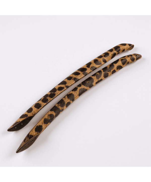 PELİKAN MODEL 40 CM ÇİFT ÇANTA SAPI LEOPAR