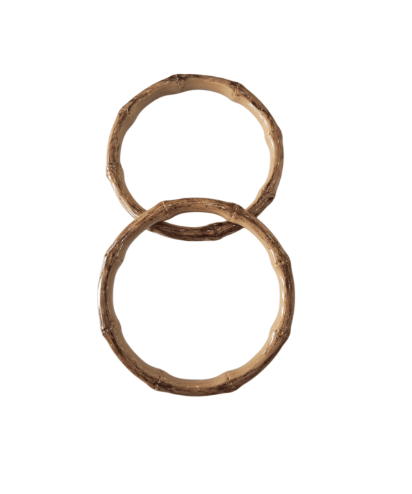BAMBU GÖRÜNÜMLÜ PLASTİK ÇANTA SAPI 11 CM