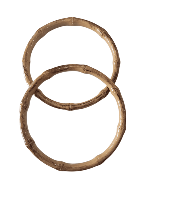 BAMBU GÖRÜNÜMLÜ PLASTİK ÇANTA SAPI 15 CM