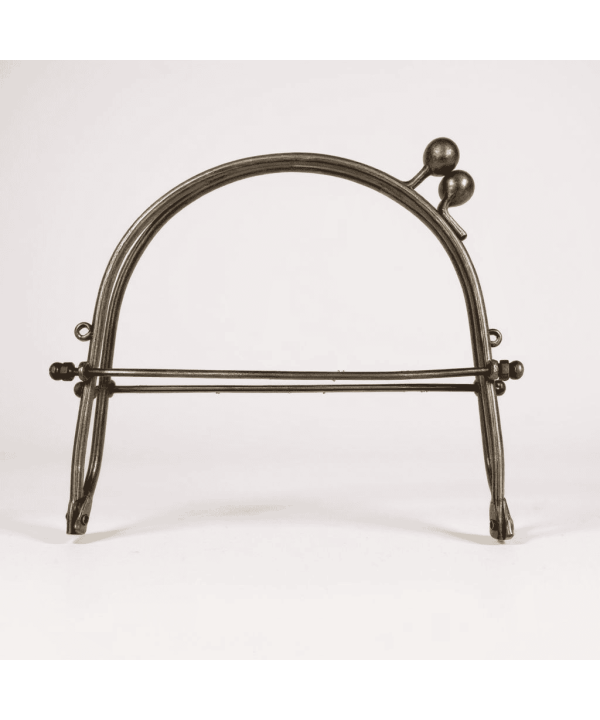 METAL ÇANTA KLİPSİ (ÖPÜCÜK KLİPS) 17 CM ANTİK