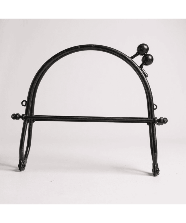 METAL ÇANTA KLİPSİ (ÖPÜCÜK KLİPS) 17 CM SİYAH