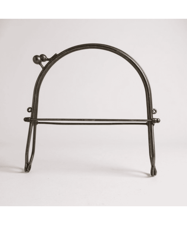 METAL ÇANTA KLİPSİ (ÖPÜCÜK KLİPS) 20 CM ANTİK