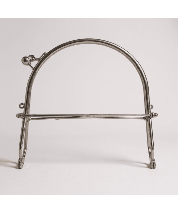 METAL ÇANTA KLİPSİ (ÖPÜCÜK KLİPS) 20 CM NİKEL