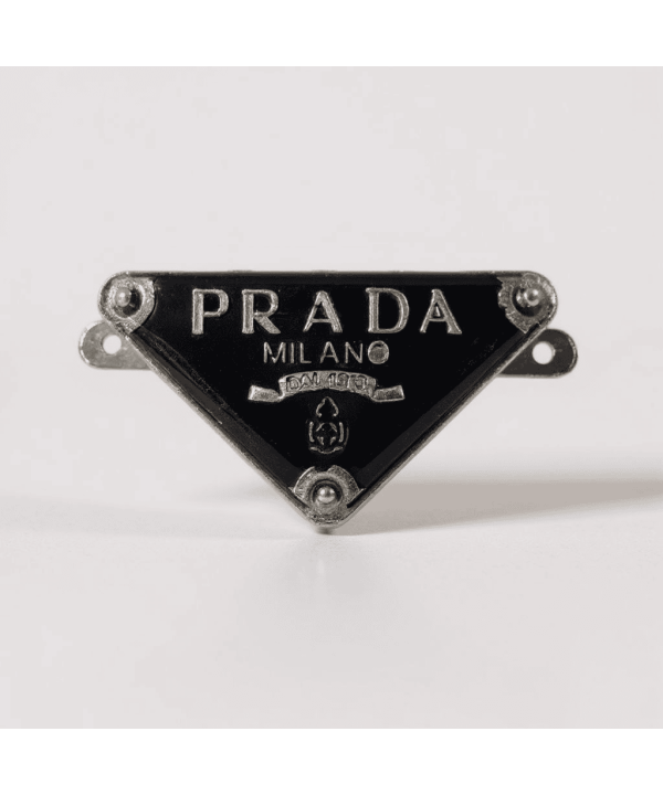 ÇANTA KAPAMA ÜÇGEN PRADA GÜMÜŞ