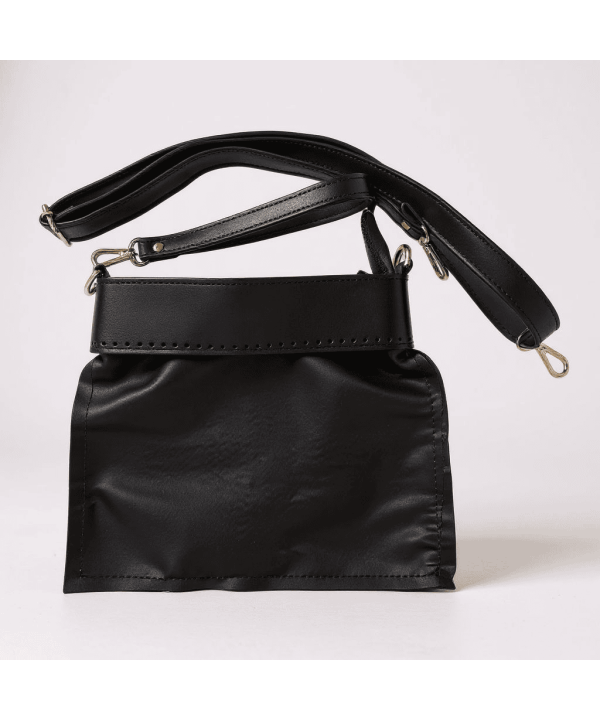ASTARLI CLUTCH ÇANTA SİYAH MİNİ BOY