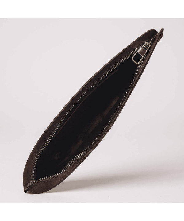 SUNİ DERİ FERMUARLI ASTAR ( 30 CM 18 CM ) KAHVE