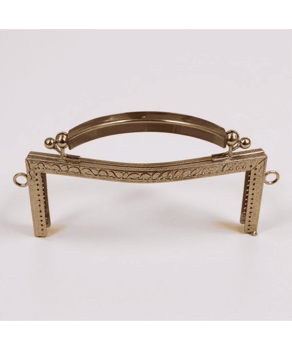 METAL ÇANTA KLİPSİ AKRİLİK SAPLI 20 CM GOLD