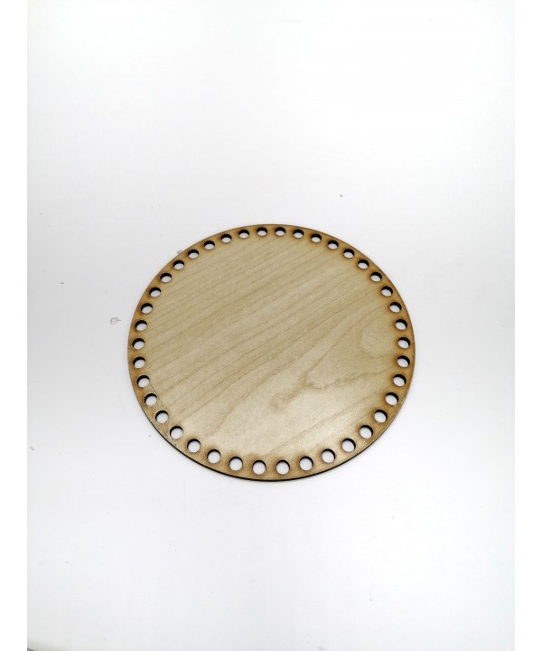 AHŞAP TABAN DAİRE  AKÇAAĞAÇ 15 CM