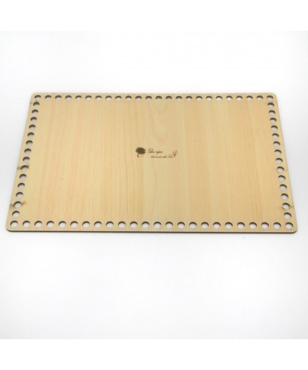 AHŞAP DİKDÖRTGEN TABAN 25X15 CM