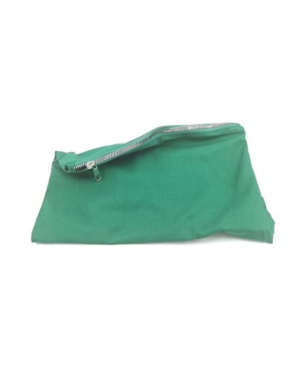 HAZIR CLUTCH ASTAR POPLİN FERMUARLI CEPLİ YEŞİL