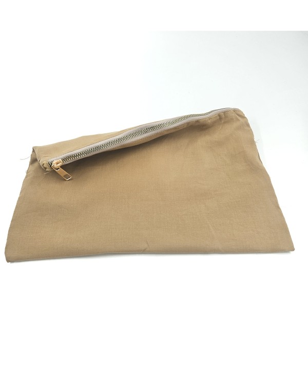 HAZIR CLUTCH ASTAR POPLİN FERMUARLI CEPLİ YAĞ YEŞİLİ