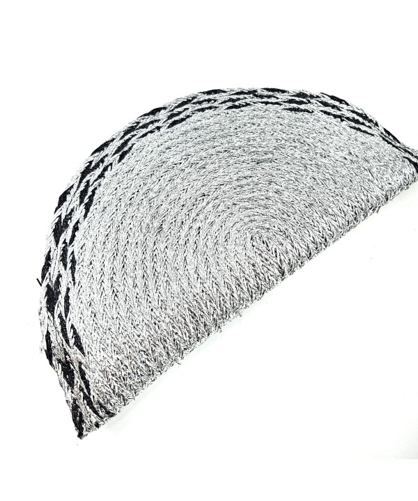 METALİK D CLUTCH (PORTFÖY) GÜMÜŞ SİYAH BİYELİ