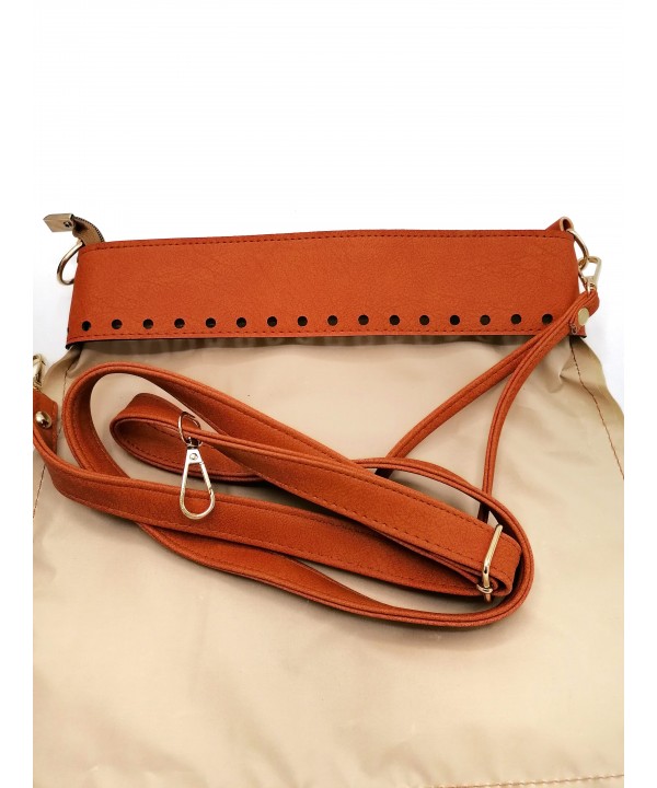 ASTARLI CLUTCH ÇANTA TURUNCU (UZUN SAPLI)