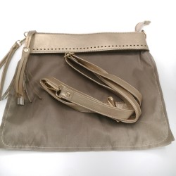 CLUTCH LINED BAG GOL ORTA