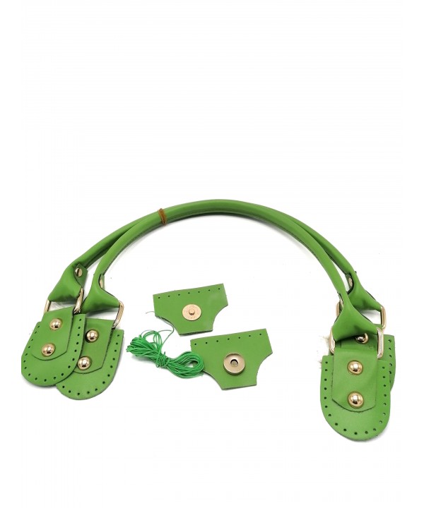 GERÇEK DERİ FİTTİLLİ MIKNATISLI SET YEŞİL
