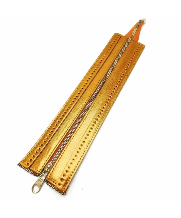 FERMUAR METALİK DERİLİ BÜYÜK BOY TURUNCU FERMUAR METALİK DERİLİ BÜYÜK BOY TURUNCU