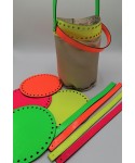 ASTARLI TORBA ÇANTA NEON PEMBE