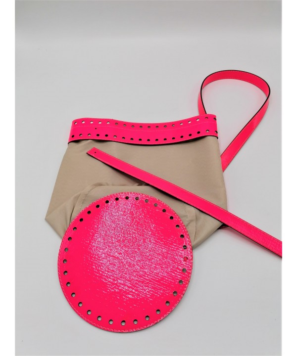 ASTARLI TORBA ÇANTA NEON PEMBE
