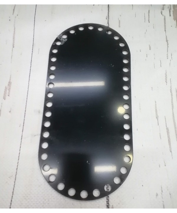 PLEKSİ 22-10 CM OVAL SİYAH