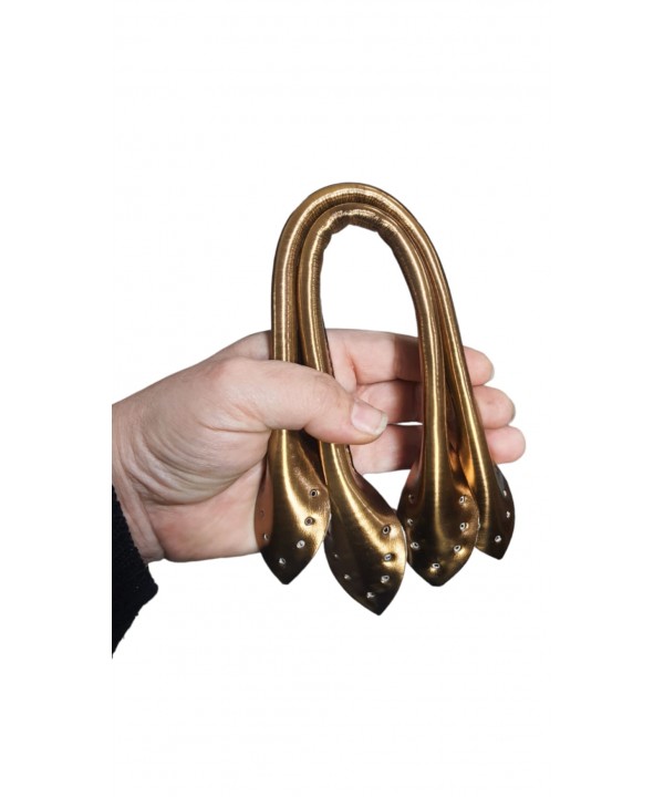FİTİLLİ METALİK ÇANTA SAPI (33 CM ) BRONZ FİTİLLİ METALİK ÇANTA SAPI (33 CM ) BRONZ