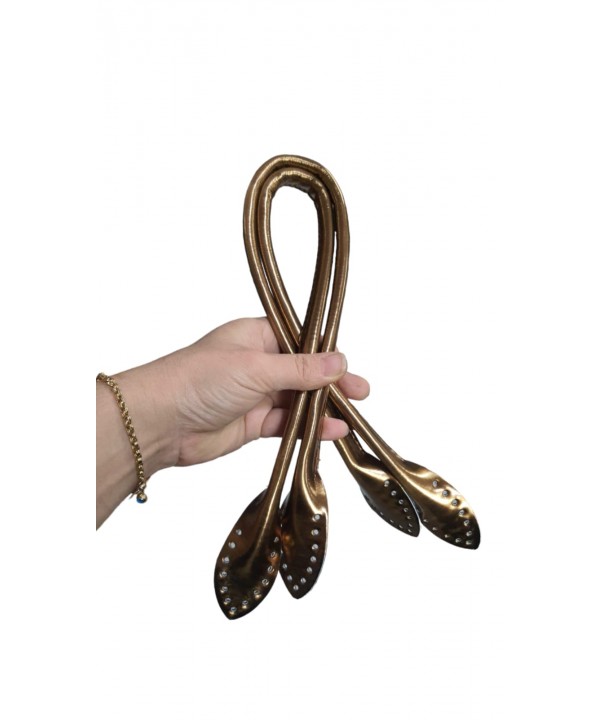 FİTİLLİ METALİK ÇANTA SAPI (60 CM ) BRONZ FİTİLLİ METALİK ÇANTA SAPI (60 CM ) BRONZ