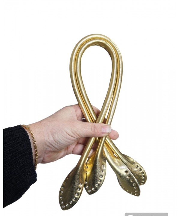 FİTİLLİ METALİK ÇANTA SAPI (60 CM ) GOLD FİTİLLİ METALİK ÇANTA SAPI (60 CM ) GOLD