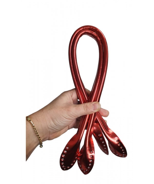 FİTİLLİ METALİK ÇANTA SAPI (60 CM ) KIRMIZI FİTİLLİ METALİK ÇANTA SAPI (60 CM ) KIRMIZI