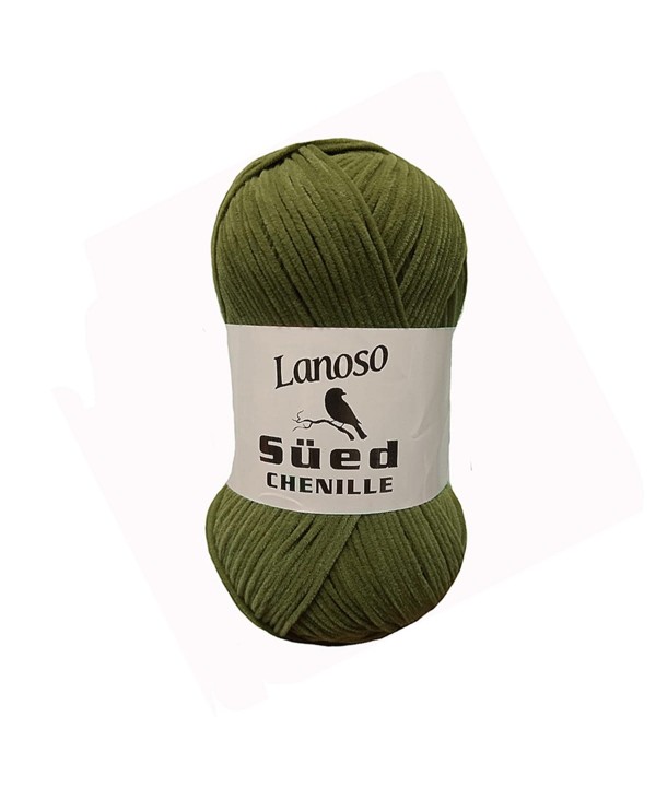 LANOSO SÜED CHENİLLE 927 ASKER YEŞİLİ LANOSO SÜED CHENİLLE 927 ASKER YEŞİLİ
