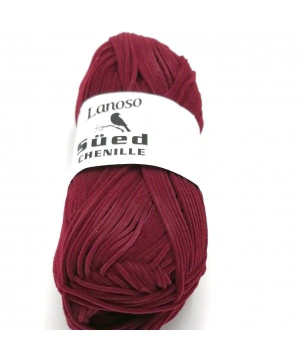 LANOSO SÜED CHENİLLE 957 BORDO