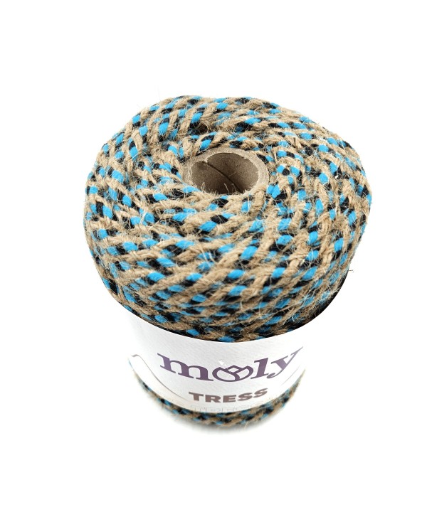 TRESS İP  EBRULİ JUT (MAVİ-LACİVERT)  407