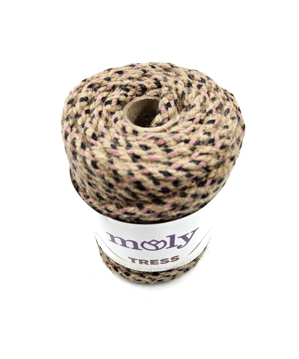 TRESS İP EBRULİ JUT (PEMBE-LACİVERT)  404