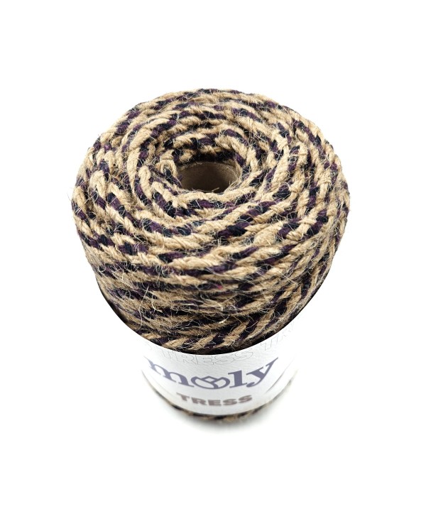 TRESS İP EBRULİ JUT (MOR-LACİVERT)  402